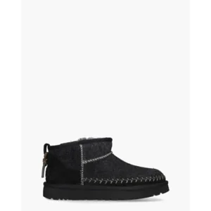 UGG Classic Ultra Mini Biarritz Black Damesboots