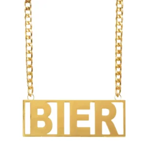 Ketting - Bier - Goudkleurig