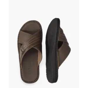 Cypres Walter Donkerbruin Herenslippers