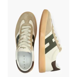 Hogan Cool Off-White/Donkergroen Herensneakers