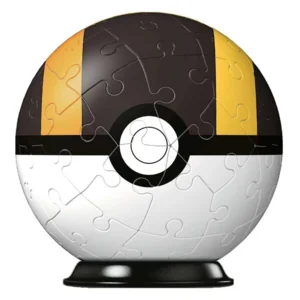 Puzzel - 3D - Pokémon - Pokéball - Geel - 7x7x7cm - 6-99jr