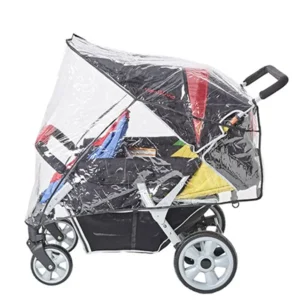 Familidoo Vierlingwagen Lidoo Star BB + (nieuwste versie 2020) - Buggy voor 4 kinderen met ligstand