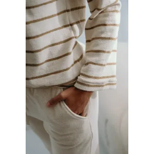 Alice et Maman Kirsten homewear in beige en kaki