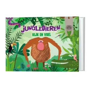 Boek - Kijk en voel - Jungledieren