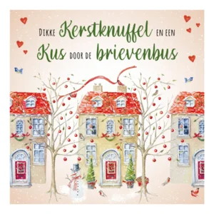 Kaart - Kerst - Janneke Brinkman - Dikke Kerstknuffel - KJA10