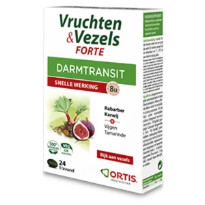 Ortis vruchten & vezels forte 24tabletten