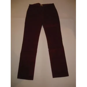 Bordeaux velours broek 140/10J