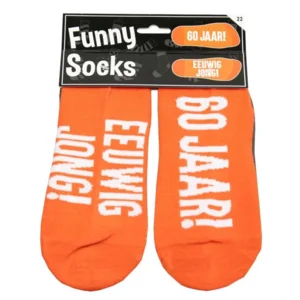 Sokken - 60 Jaar! Eeuwig jong! - Funny socks