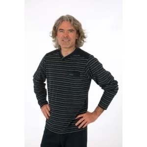 Perlina heren pyjama: Tom, Donker blauw, badstof ( LINA.116 )