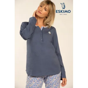 Eskimo Dames Pyjama: Belima, Lange mouw, lange broek ( ESK.1766 )