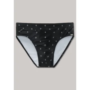 Schiesser – Sunny Side Up – Zwemslip – 169241 – Black Melange