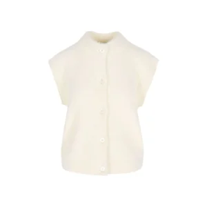 Punto Gilet zonder mouwen: Ecru of Navy, Elini ( ONE.53 / ONE.54 )