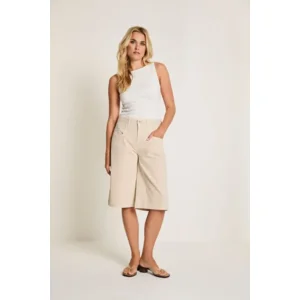 Para mi Jeans Short ( Jorts ): Nola Jorts, Sand, L19 ( PARA.412 )