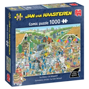 Puzzel - Jan van Haasteren - De wijngaard - Wijnmakerij - 1000st.