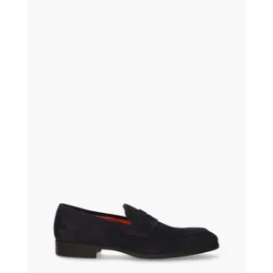 Santoni 14944 Donkerblauw Herenloafers