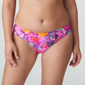 Prima Donna Swim Najac voorgevormde plunge bikini in roze met bloemenprint