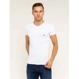 Armani - Luxe - T-Shirt  - V-Neck - 110810 – Bianco