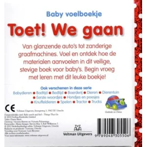 Boek - Baby voelboekje - Toet, we gaan