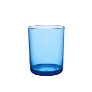 Set onbreekbare Waterglazen PREMIUM blauw helder transparant 6 stuks 27cl