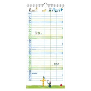 Kalender - HelmeHeine - The original - 5 personen - 2027 - 27x45cm