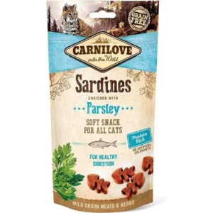 Carnilove Soft Snack Sardines Parsley 50gr