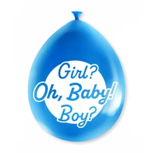 Ballonnen - Boy? Girl? Oh, baby! - Gender reveal - 30cm - 8st.