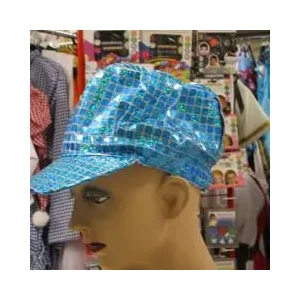 Pet vierkante pailletten blauw