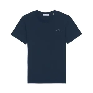 NAVY WAVE T-SHIRT