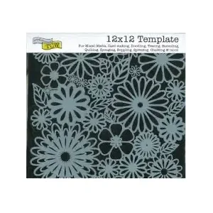 TCR Template Flower Frency - Bloemen en blaadjes