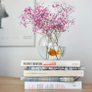 Balvi Vaas Vis Amber Rond Glas