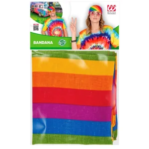 Bandana regenboog 55x55 cm - 100% katoen - voor volwassenen / unisex