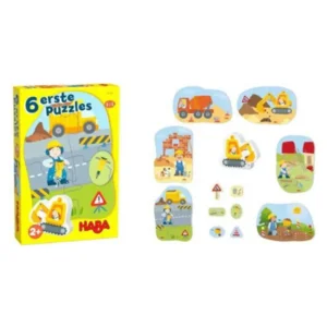 Puzzel - Eerste puzzels - De bouwplaats - 2, 2, 3, 3, 4 & 4st.