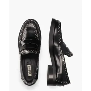 Bibi Lou Roberta Zwart Damesloafers