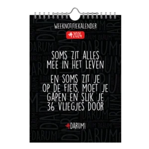 Week notitiekalender - 2024 - Darum - 16.5x23cm