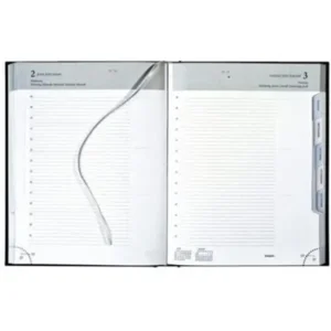 Brepols Agenda Ambassador 2020 1 Dag Blad Zwart Lima