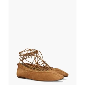 Toral Janis Bruin Dames Ballerina's