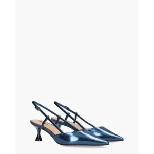 Lola Cruz 108Z17BK Blauw Dames Slingbacks