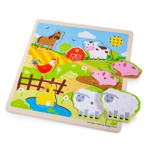 Puzzel - Muziekpuzzel - Boerderij - 6st.