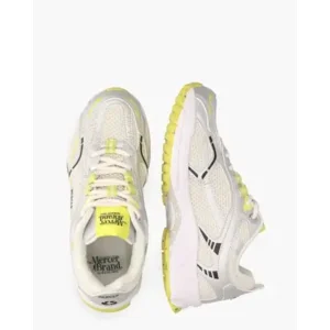 Mercer Amsterdam The Re-Run Neon Zilver/Geel Damessneakers