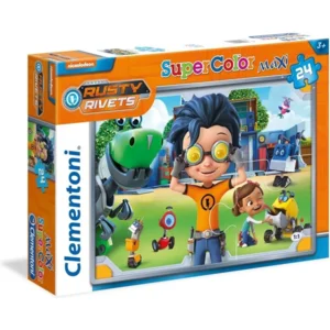 Clementoni Supercolor Maxi puzzel - Rusty Rivets 24 grote stukken