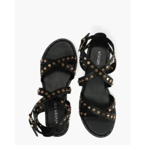 Vivian Ray Ziara Zwart Damessandalen