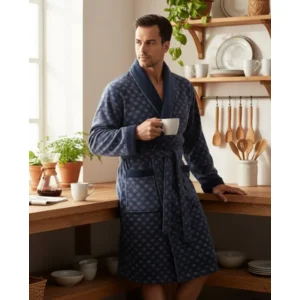 Egatex ( Soy ) Kamerjas Heren: Blauw, Super warm, ( EGA.548 )