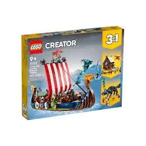 Lego Creator 3-in-1 - Vikingschip en de Midgaardslang - 31132