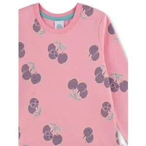 Sanetta Meisjes Pyjama: Roze, kersen, Katoen ( SAN.162 )