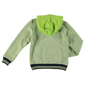 boys hooded sweatshirt lime