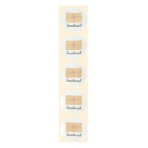 Stickers - Snailmail envelop - Rond - 4cm - 100st. - DBLS036