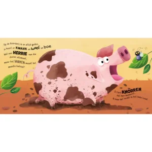 Boek - Wat een lawaai op de boerderij!  - Met geluid