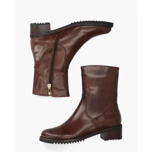 Everybody 11655 Donkerbruin Dames Enkelboots