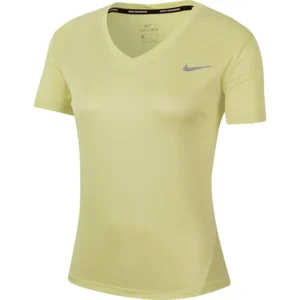 Nike Miler running top geel