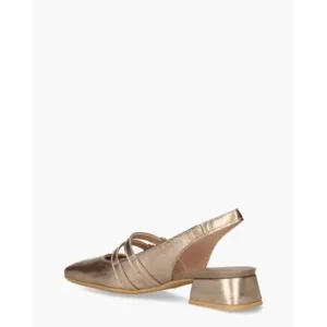 Hispanitas Menorca Goud Slingbackpumps